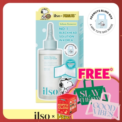 ILSO [PEANUTS] Super Melting Sebum Softener 150ml + Cotton Pad 40pcs Set
