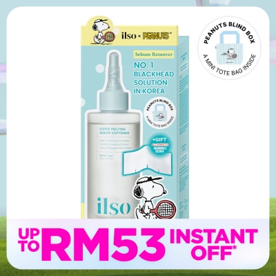ILSO [PEANUTS] Super Melting Sebum Softener 150ml + Cotton Pad 40pcs Set