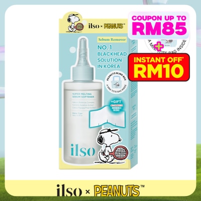 ILSO [PEANUTS] Super Melting Sebum Softener 150ml + Cotton Pad 40pcs Set