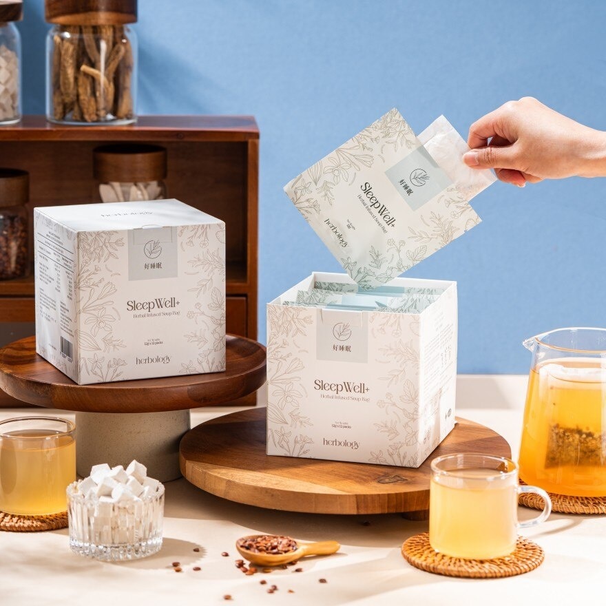 SleepWell+ Soup Premix Herbal with Spine Date Seed 12g x 12s