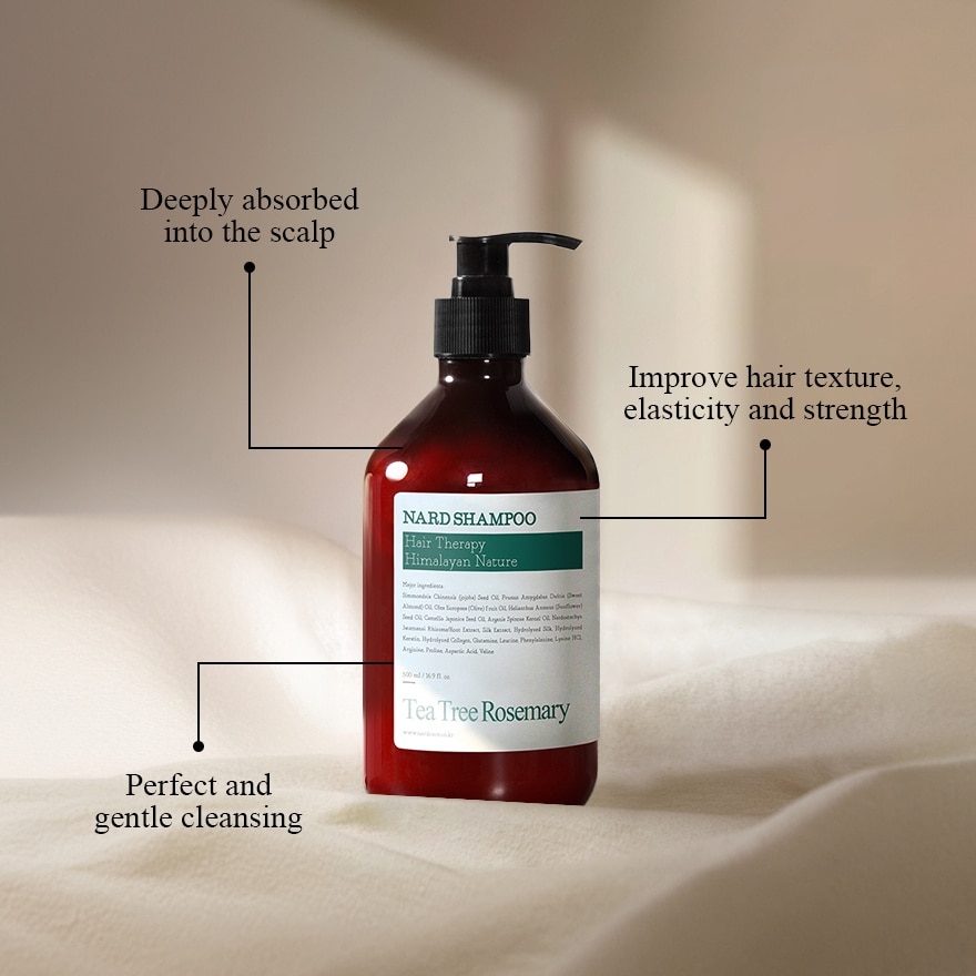 [PEANUTS] Shampoo Tea Tree Rosemary 500ml