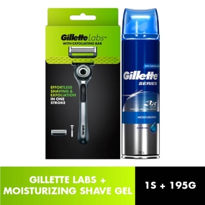 GILLETTE Labs Razor + Shave Prep Mositurizing Bundle
