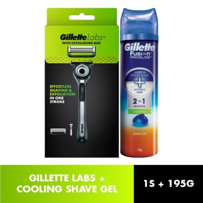 GILLETTE Labs Razor + Gel Shave Cooling Bundle