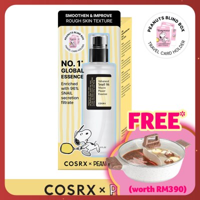 COSRX [PEANUTS] Advanced Snail 96 Mucin Power Essence 100ml