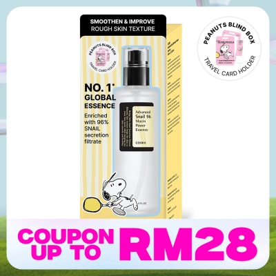 COSRX [PEANUTS] Advanced Snail 96 Mucin Power Essence 100ml