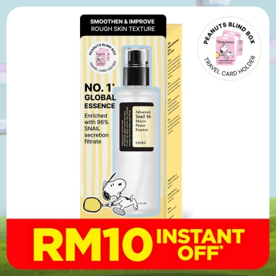 COSRX [PEANUTS] Advanced Snail 96 Mucin Power Essence 100ml