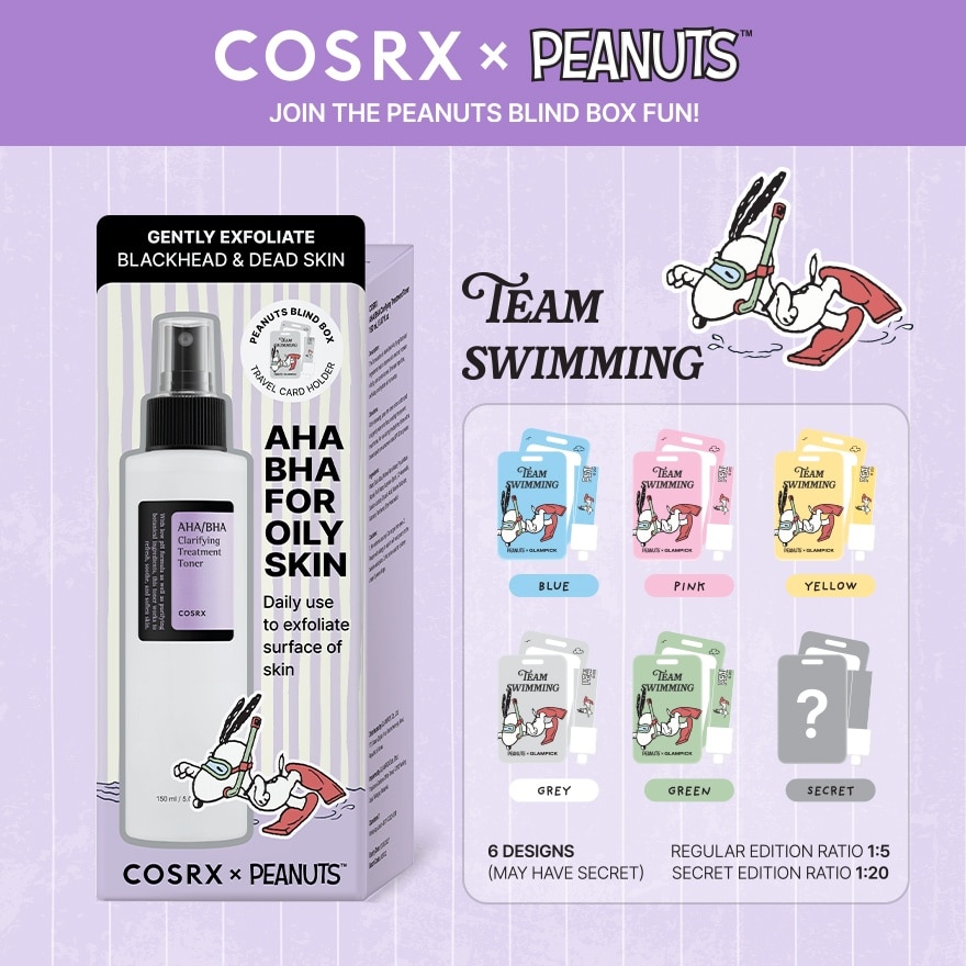 [PEANUTS] AHA/ BHA Clarifying Treatment Toner 150ml