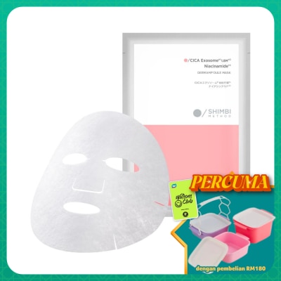 SHIMBI METHOD - Dermamp'oule Mask CICA Exosome 1.8M, Niacinamide 3 Sheet