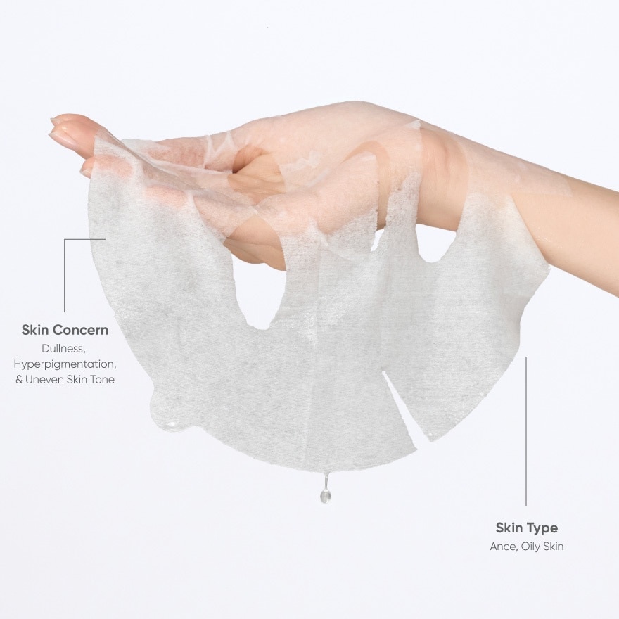 Dermamp'oule Mask CICA Exosome 1.8M, Vitamin C 3 Sheet
