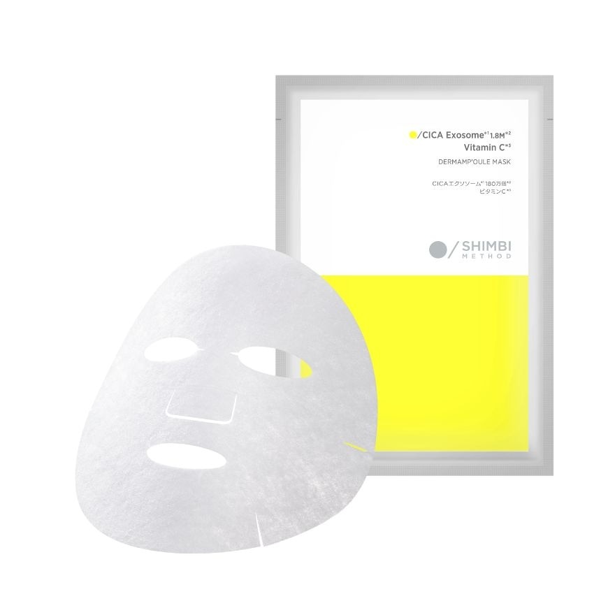 Dermamp'oule Mask CICA Exosome 1.8M, Vitamin C 3 Sheet