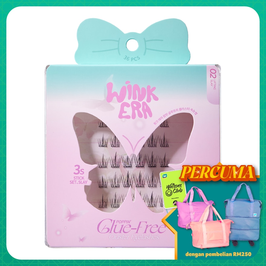 Wink Era Poppin' Glue-Free Cluster Eyelashes 02 Lifting Slay