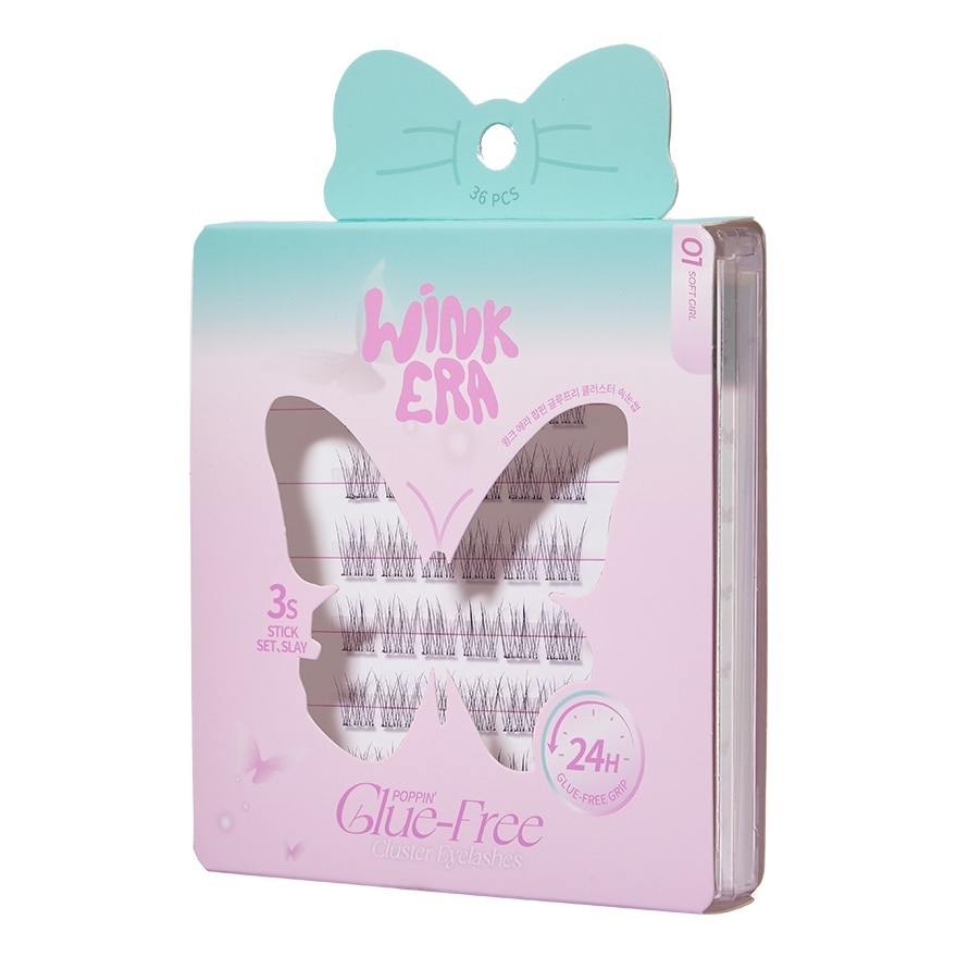 Wink Era Poppin' Glue-Free Cluster Eyelashes 01 Soft Girl