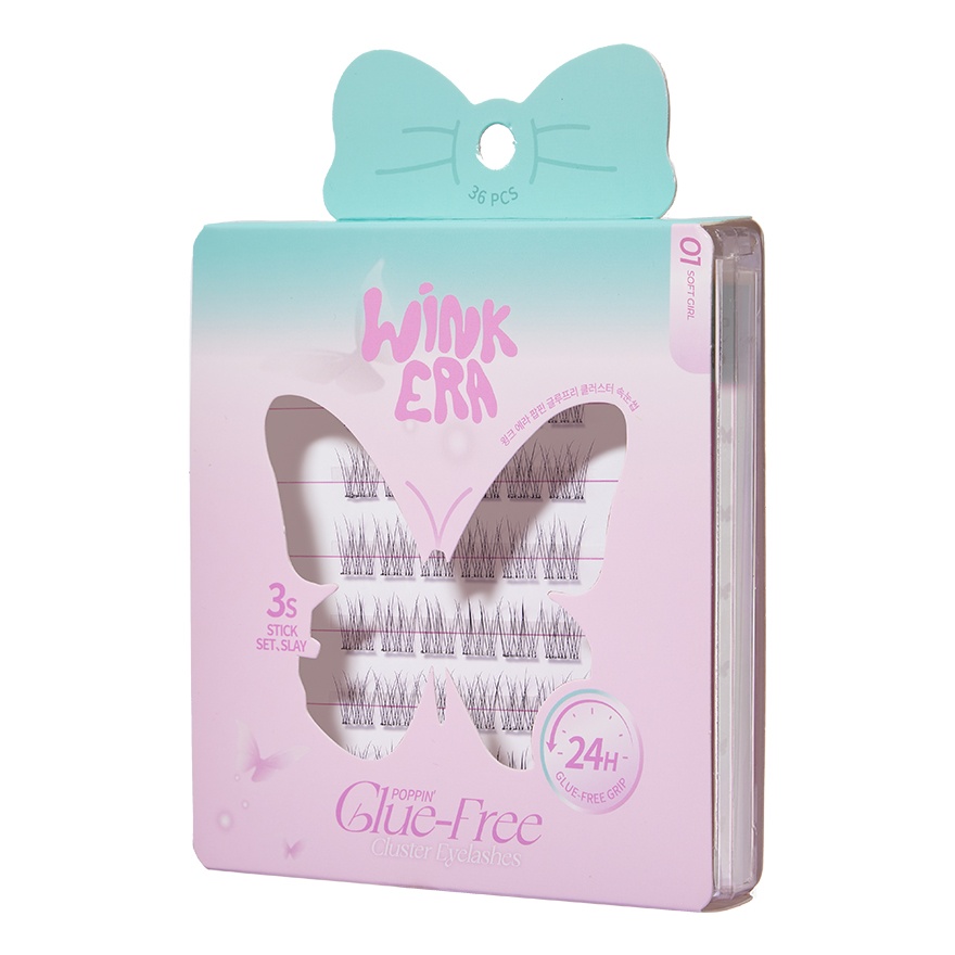 Wink Era Poppin' Glue-Free Cluster Eyelashes 01 Soft Girl image
