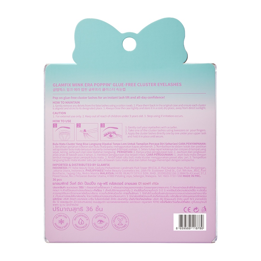 Wink Era Poppin' Glue-Free Cluster Eyelashes 01 Soft Girl image