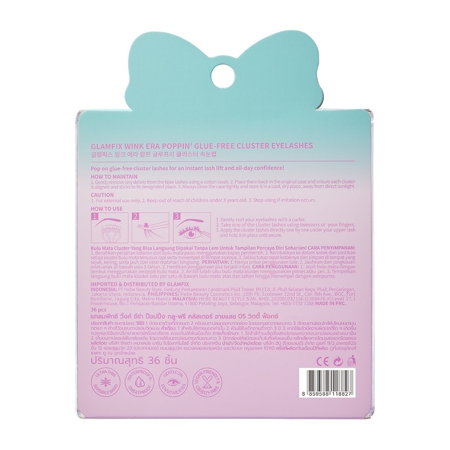 Wink Era Poppin' Glue-Free Cluster Eyelashes 05 Witty Fox