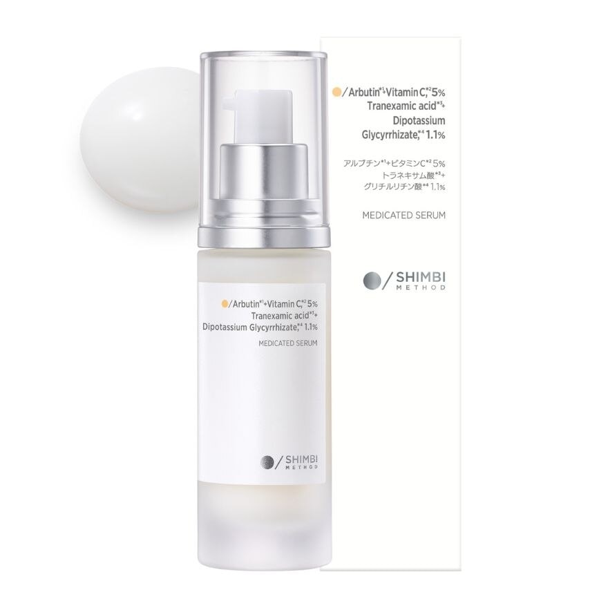 Serum Arbutin+Vitamin C 5%, Tranexamic acid+Dipotassium Glycyrrhizate 1.1% 30ml
