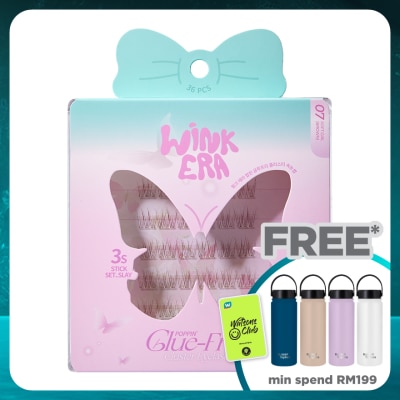 GLAMFIX Wink Era Poppin' Glue-Free Cluster Eyelashes 07 Soft Girl Brown