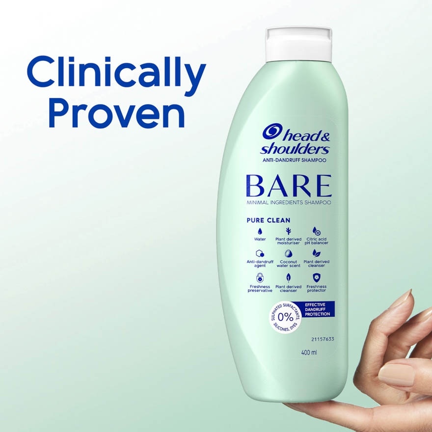 Bare Pure Clean Shampoo 400ml