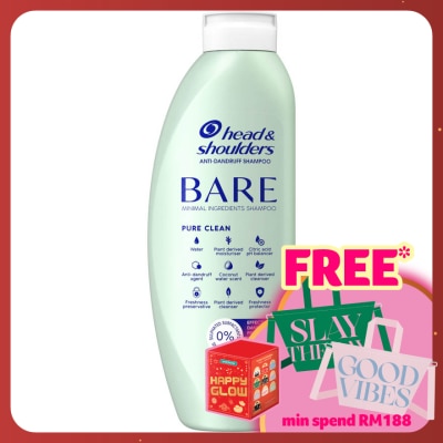 HEAD&SHOULDERS Bare Pure Clean Shampoo 400ml