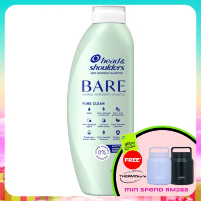 HEAD&SHOULDERS - Bare Pure Clean Shampoo 400ml