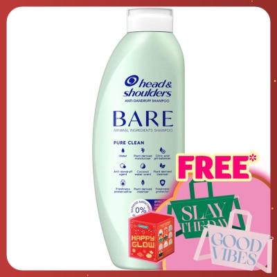 HEAD&SHOULDERS Bare Pure Clean Shampoo 400ml