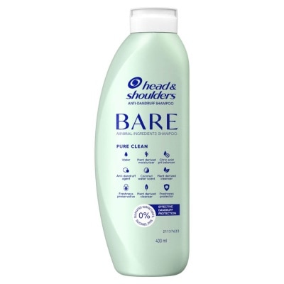 HEAD&SHOULDERS Bare Pure Clean Shampoo 400ml