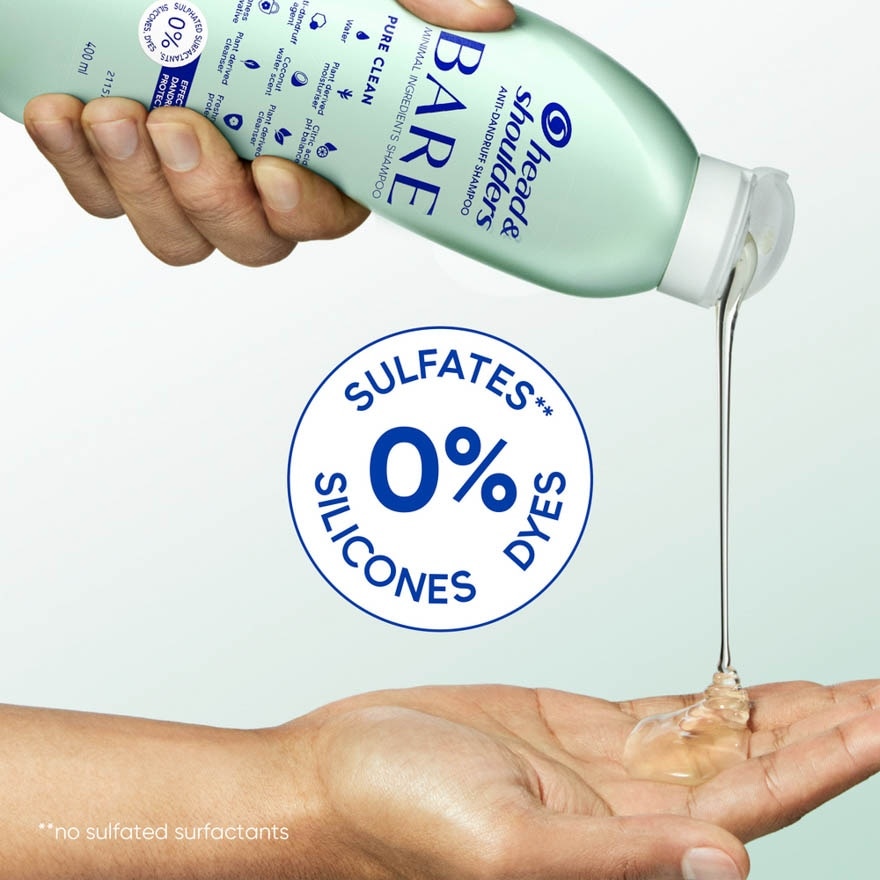 Bare Pure Clean Shampoo 400ml