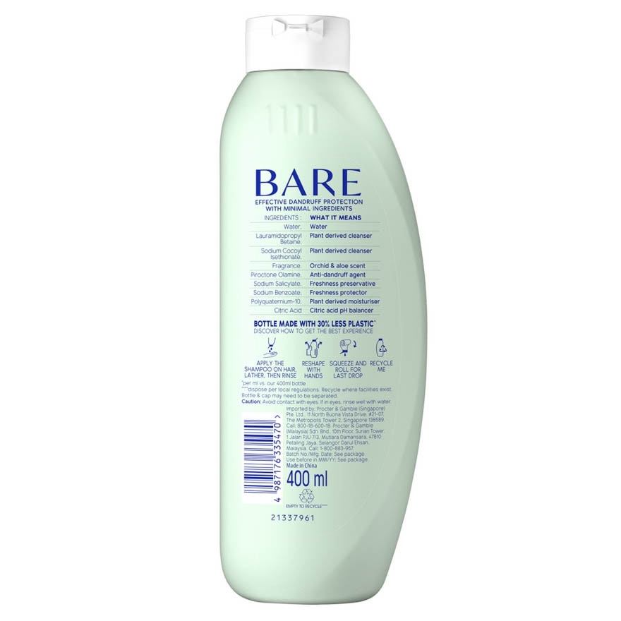 Bare Soothing Hydration Shampoo 400ml