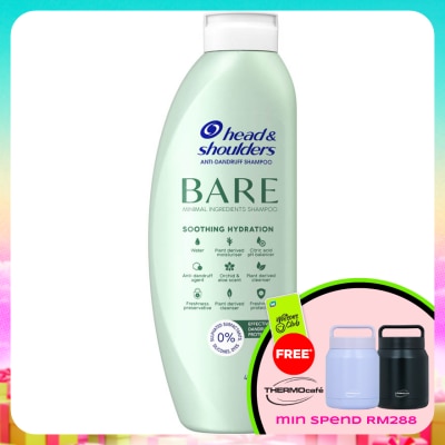 HEAD&SHOULDERS - Bare Soothing Hydration Shampoo 400ml