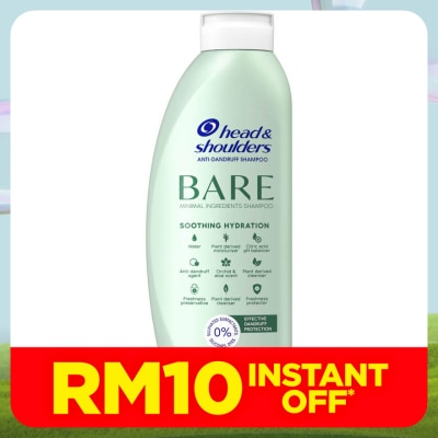 HEAD&SHOULDERS Bare Soothing Hydration Shampoo 400ml