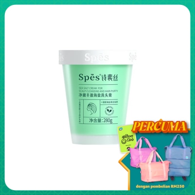 SPES - Sea Salt Cream For Scalp-Cleansing & Hair-Puffy 280g