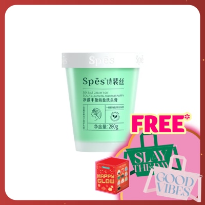 SPES Sea Salt Cream For Scalp-Cleansing & Hair-Puffy 280g