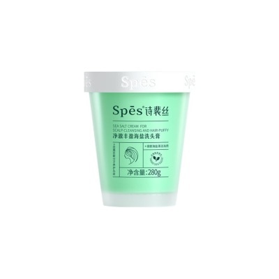 SPES Sea Salt Cream For Scalp-Cleansing & Hair-Puffy 280g