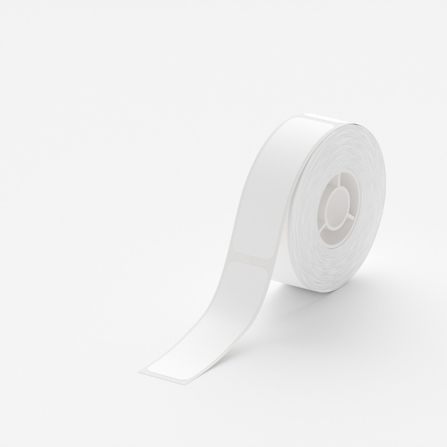 D11/D110/D101/H1S White Sticker 12*40mm