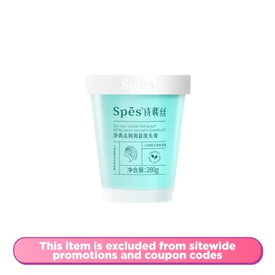SPES - Sea Salt Cream for Scalp-Refreshing & Anti-Dandruff 280g