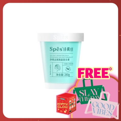 SPES Sea Salt Cream for Scalp-Refreshing & Anti-Dandruff 280g