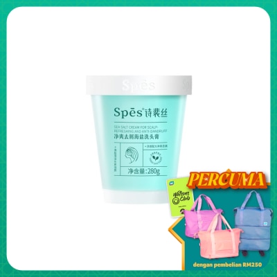 SPES - Sea Salt Cream for Scalp-Refreshing & Anti-Dandruff 280g