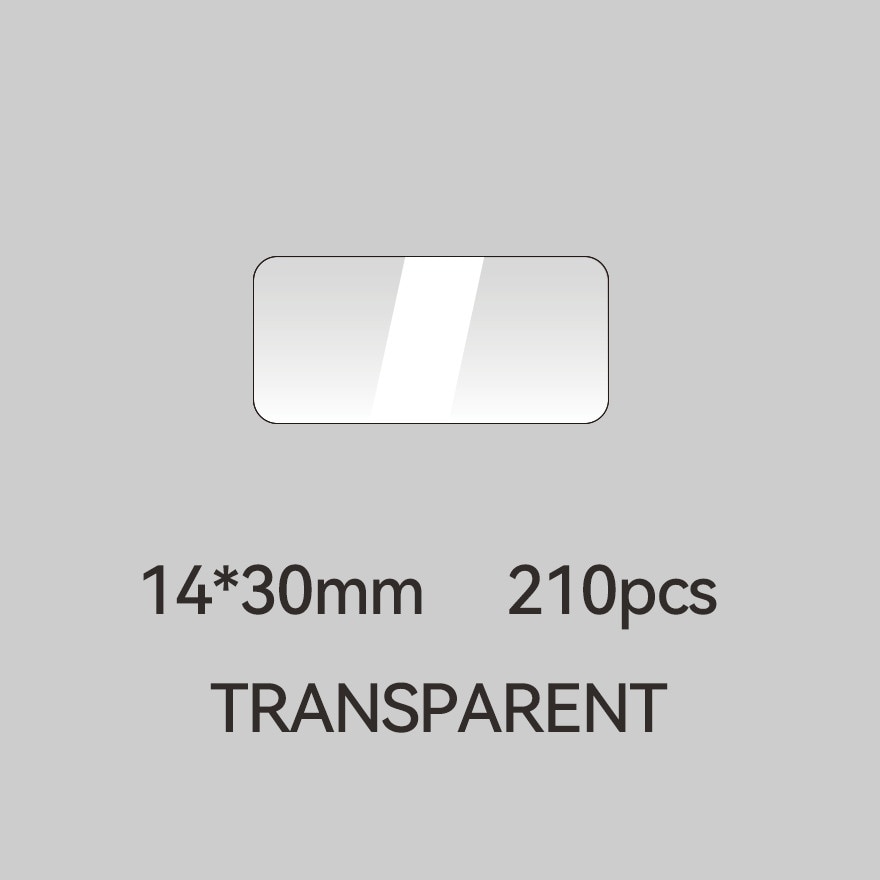 D11/D110/D101/H1S White Sticker 15*30mm