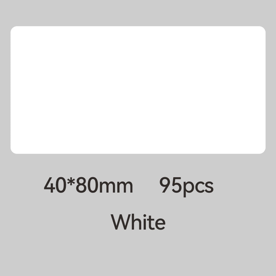 B21/B1/B3S/B31/K3/M2 White Sticker 40*80mm