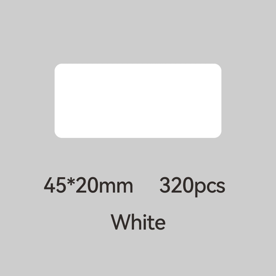B21/B1/B3S/B31/K3/M2 White Sticker 45*20mm