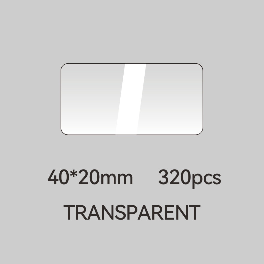 B21/B1/B3S/B31/K3/M2 Transperent Sticker 40*20mm