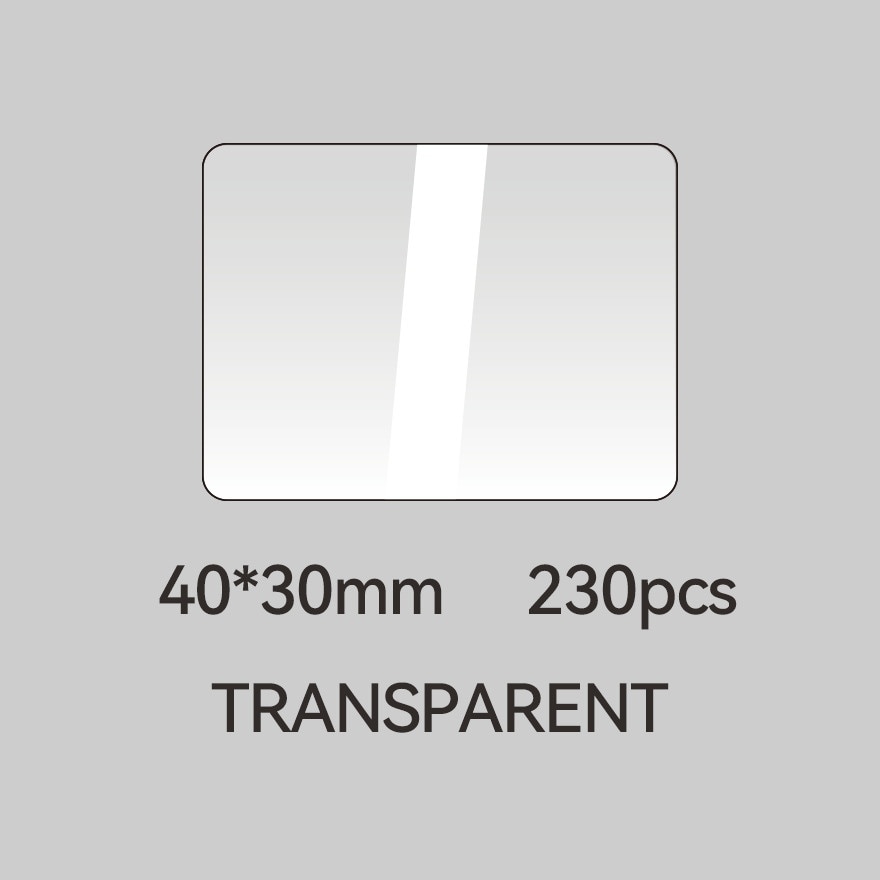 B21/B1/B3S/B31/K3/M2 Transperent Sticker 40*30mm