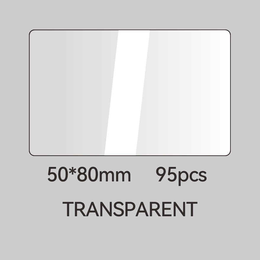 B21/B1/B3S/B31/K3/M2 Transperent Sticker 50*80mm