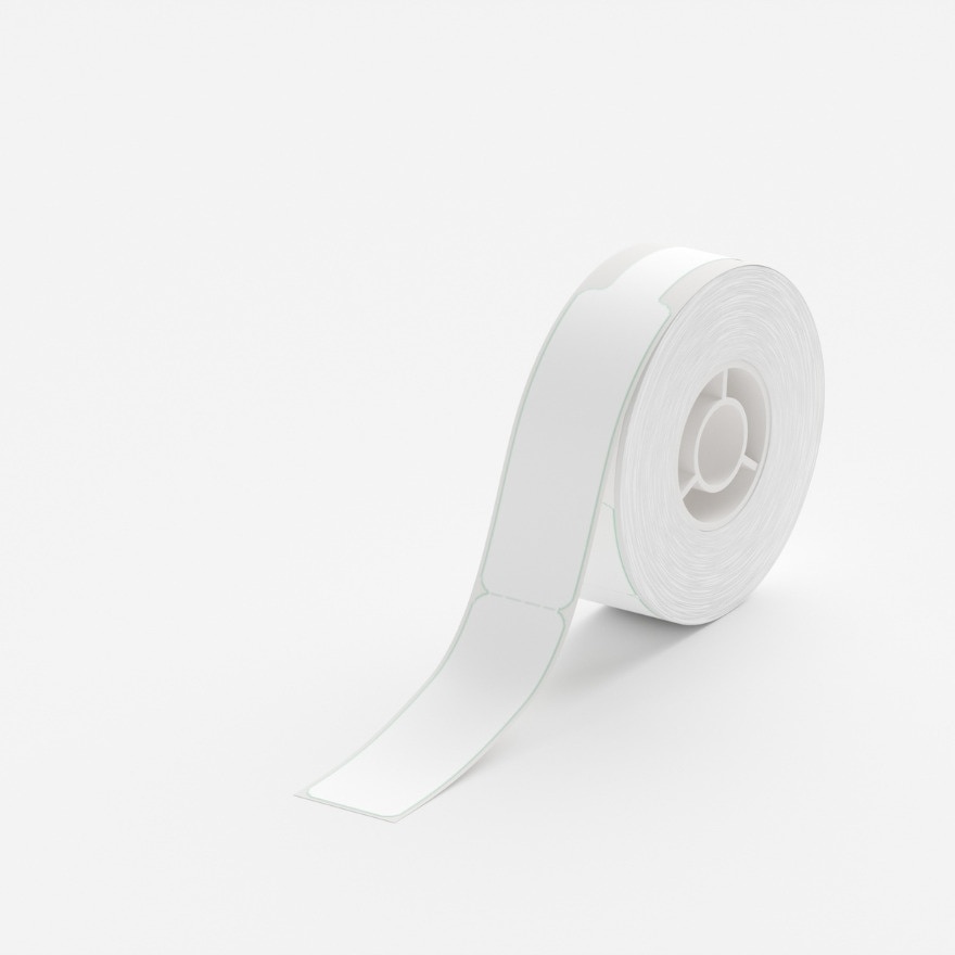 D11/D110/D101/H1S Cabel Label Sticker 12.5mm x 109mm[WHITE]