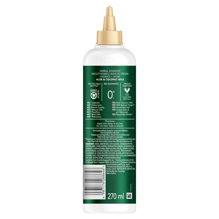 Smoothening Leave-In Cream 270ml