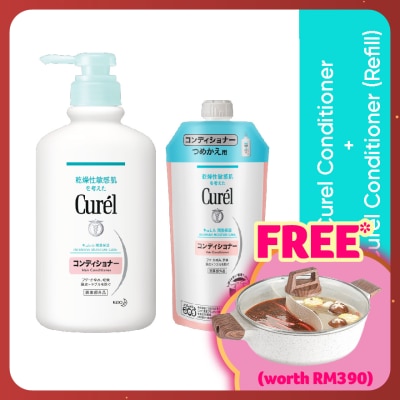 CUREL Conditioner 420ML + Refill 340ML