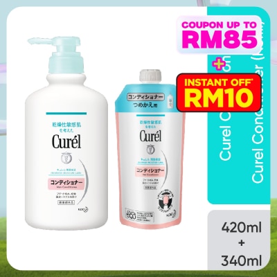 CUREL Conditioner 420ML + Refill 340ML