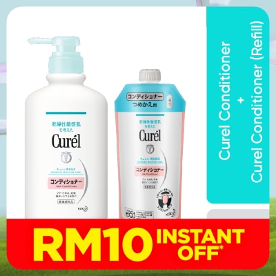 CUREL Conditioner 420ML + Refill 340ML