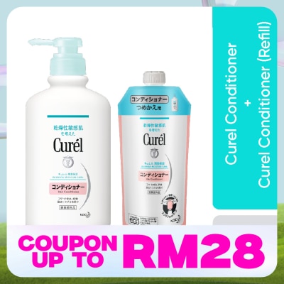 CUREL Conditioner 420ML + Refill 340ML