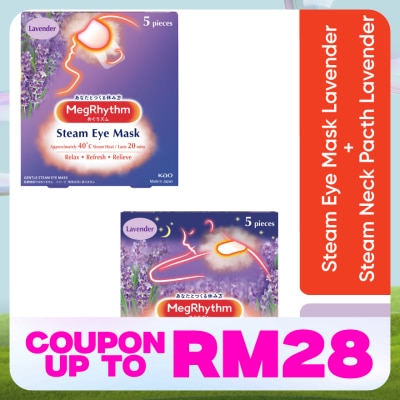 MEG RHYTHM Steam Eye Mask Lavender 5P + Goodnight Sp Lavender 5P